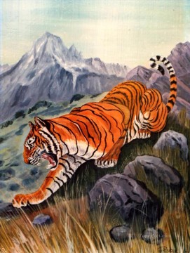 動物 Painting - タイガー17